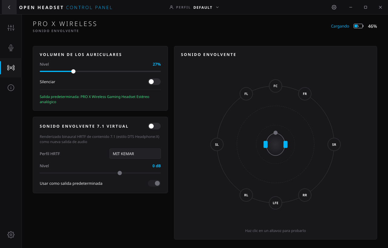 open-headset-control-panel: surround